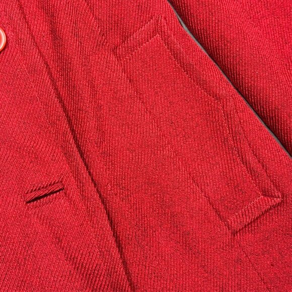 Vintage 1950s Princess Coat Corduroy Cotton XS Extra Small - Picture 3 of 7